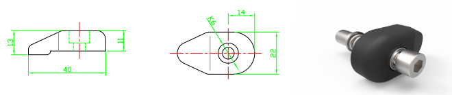 روبند پنل طرح بیضی